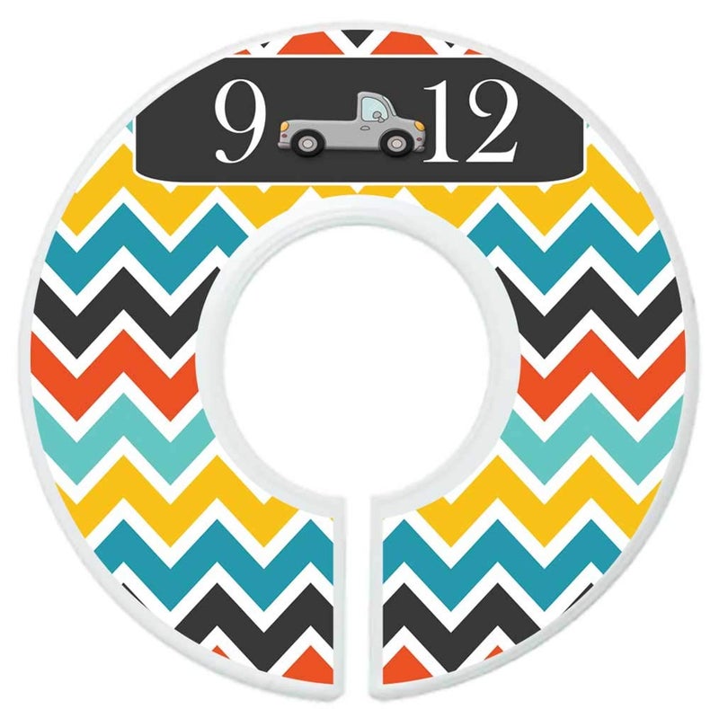Mumsy Goose Baby Boy Clothes Dividers Nursery Closet Dividers Cars and Trucks - Image 5